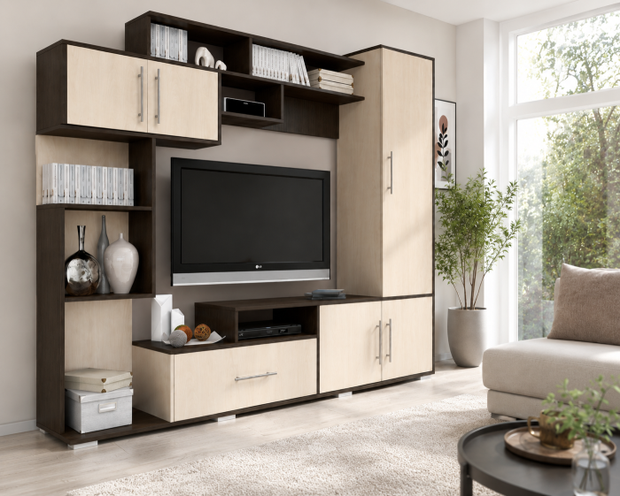 Living Pekin RO Wenge Mesteacan 210x40x179 cm [3]