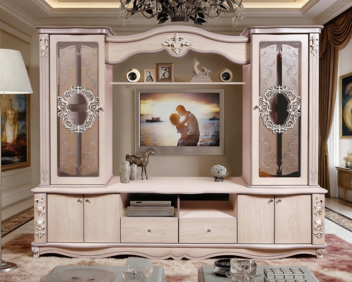 Living Versailles MDF Stejar Alb  240X50X195 cm [2]