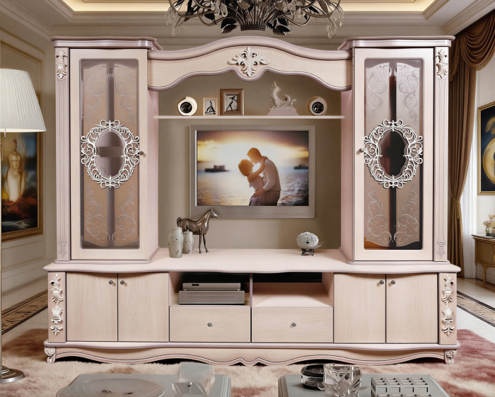 Living Versailles MDF Stejar Alb  240X50X195 cm [5]