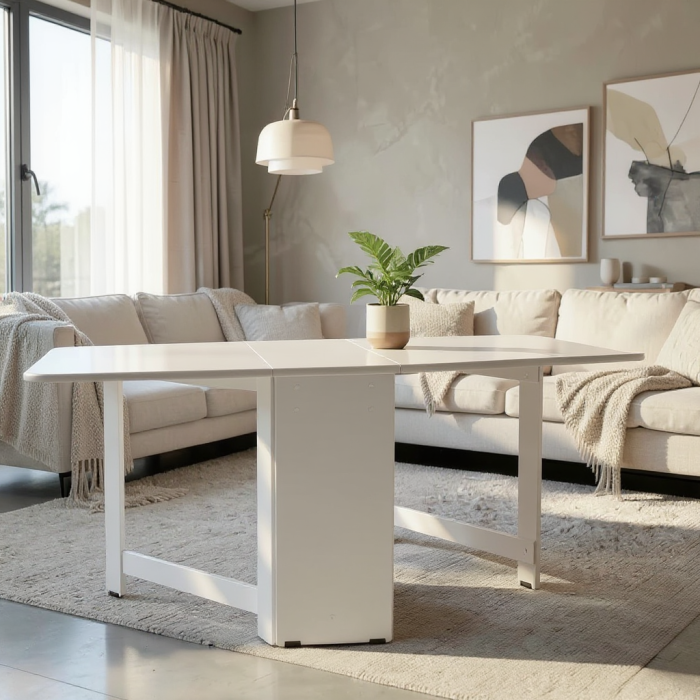 Masa Plianta Ro,166x80x75 cm, Alb [4]