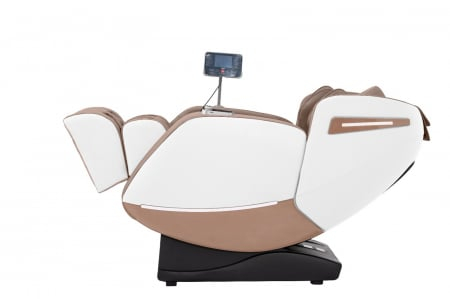 Scaun Masaj MP-A062, Alb+Cappuccino [4]