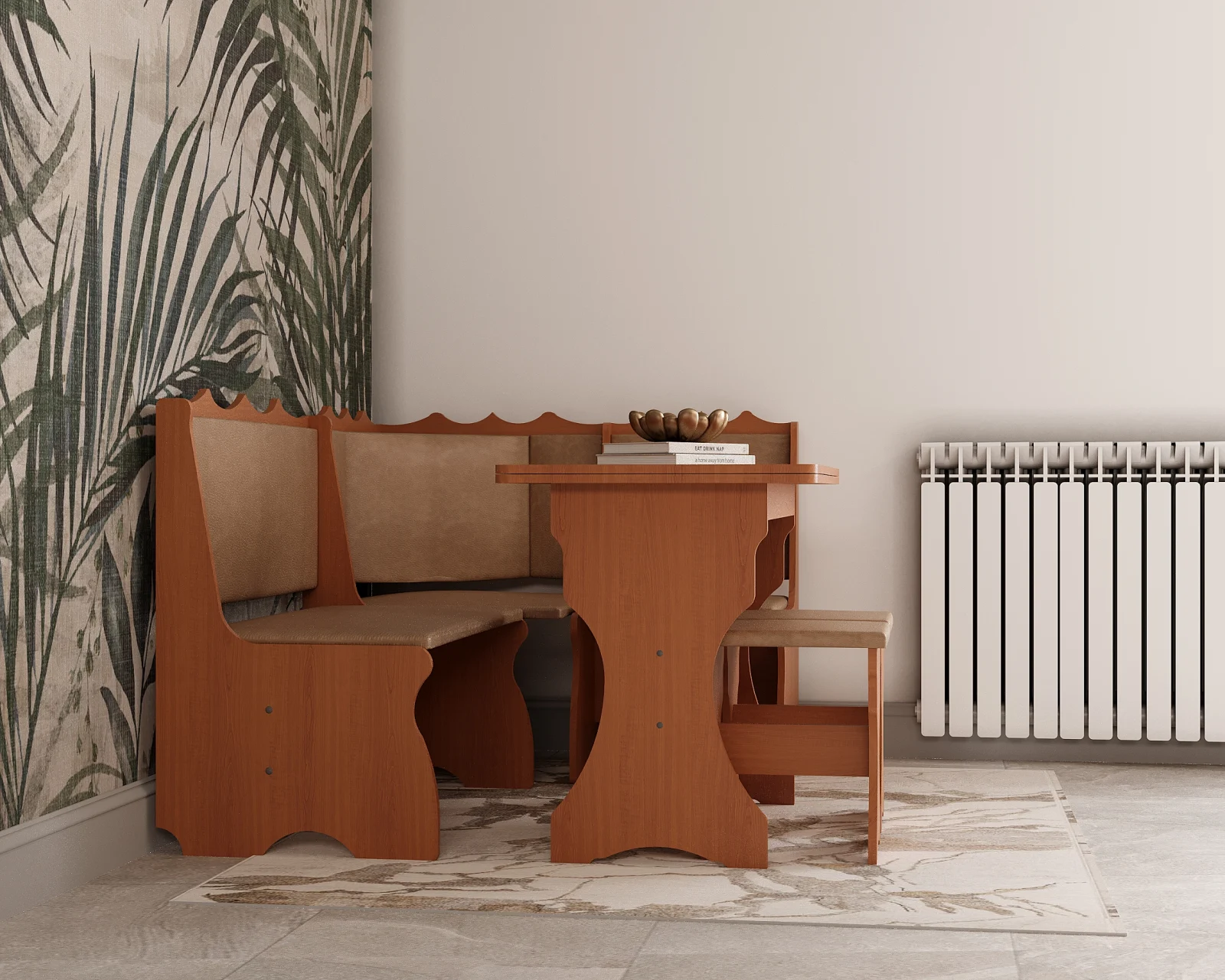 Set bucatarie Siria cu masa extensibila si 2 tabureti Cires [3]