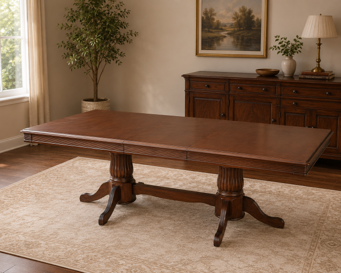 Set Masa RH7132 cu 8 Scaune RH5519 Dirty Oak 160x100x77 cm [2]