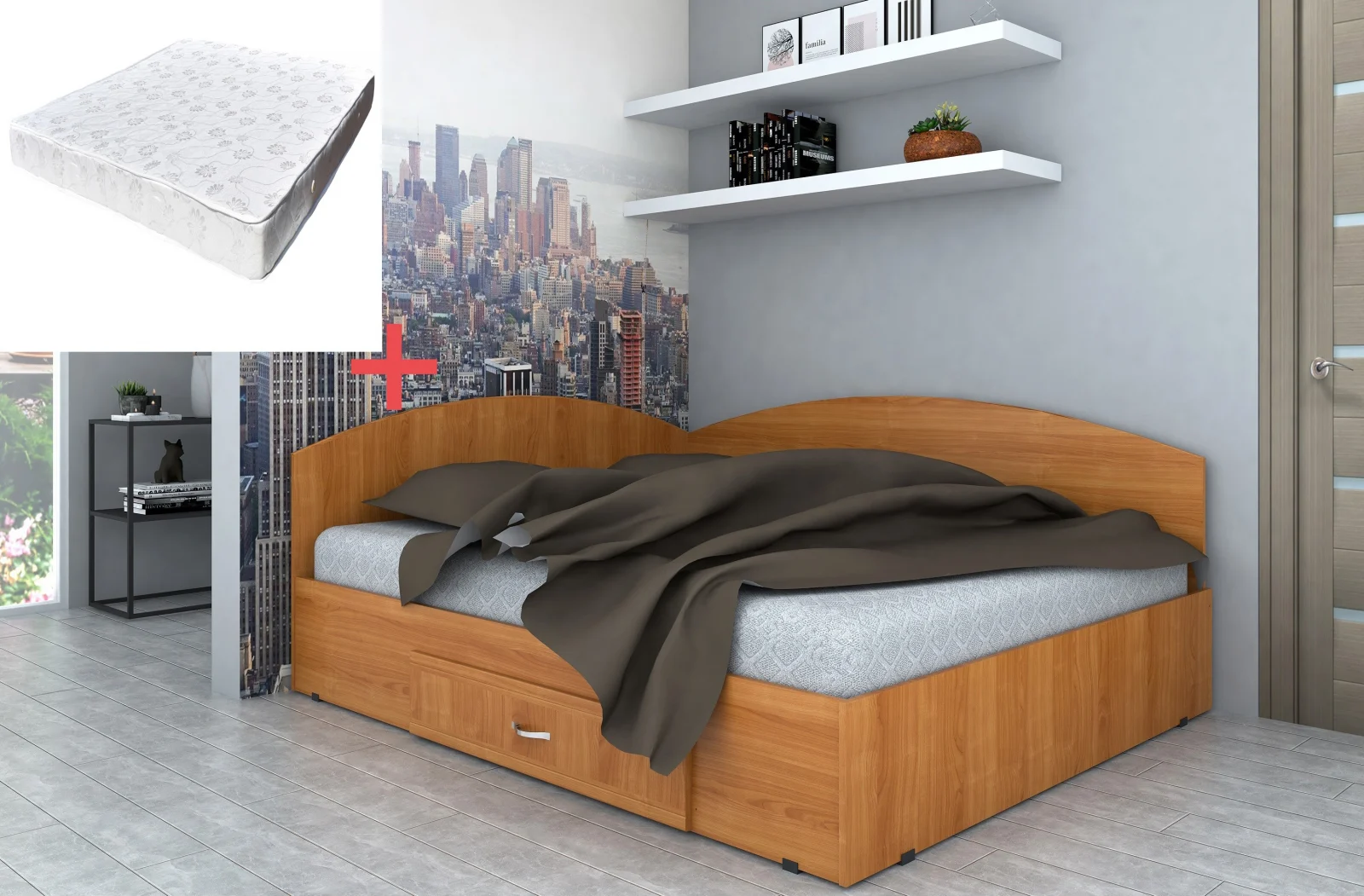 Set Pat Colt 90 + Saltea Torino, Cires [2]