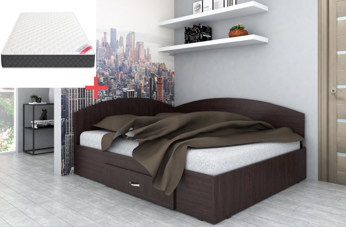 Set Pat Colt 90 si Saltea MR, Wenge [2]