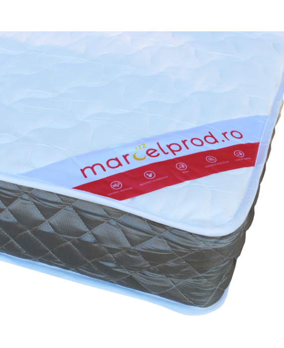 Set pat mijloc 160 + Saltea Bonnell cu Arcuri, Sonoma [5]