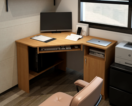 Mobilier birou - Birou Pc pe Colt Su-1 Ro Cires