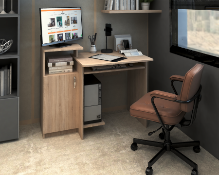 Mic mobilier - Birou Pc Skm-2 Sonoma Ro