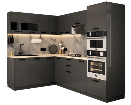 Bucatarie Daria colt V1 Antracit [4]