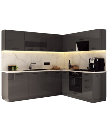 Bucatarie Daria colt V2, Antracit [5]