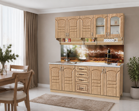Mobila bucatarie - Bucatarie Korona Miz Sonoma 2m