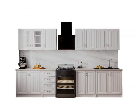 BUCATARIE PROVENCE RO 2.6M MDF, ALB [5]