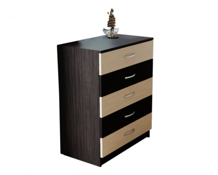 Comoda 5 Sertare Wenge + Mesteacan [7]