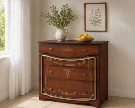 Mic mobilier - Comoda Olesia Nuc 91x44x85 cm