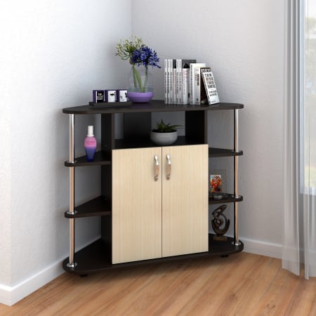 Comode tv - Comoda TV Colt Ro Wenge+Mesteacan