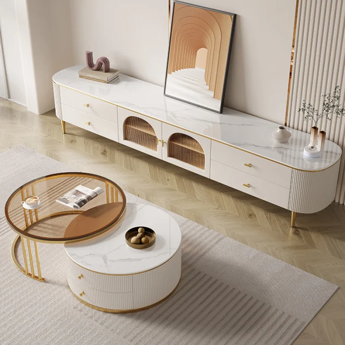 Mic mobilier - Comoda TV LINDA 199x39x46cm MDF
