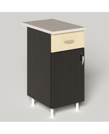 Mobila living - Corp inferior PAULA , 40x47/60x82/85cm, wenge / mesteacan