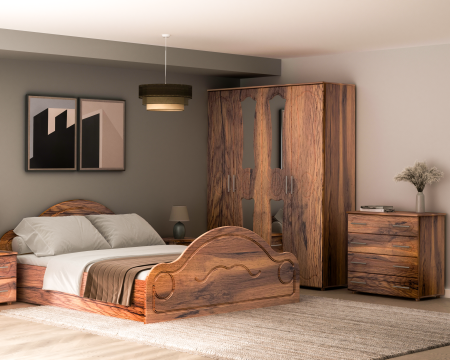 Dormitor complet - Dormitor Dany MDF Nuc