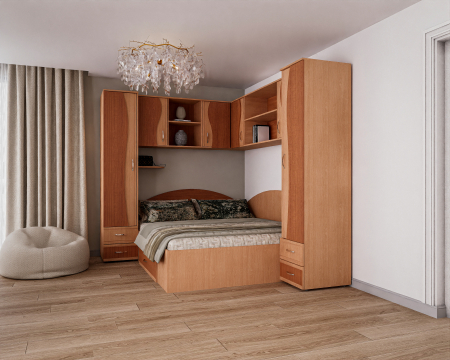 Dormitor Tineret Colt S, Fag+Cires 187x51/247x200 cm [1]