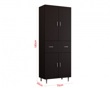 Dulap 4U-1S , 70x35x180 cm Wenge [7]
