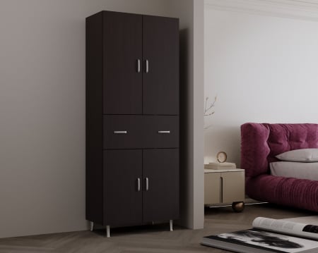 Dulap 4U-1S , 70x35x180 cm Wenge [2]