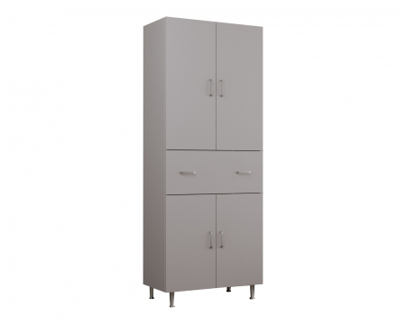 Dulap 4Usi -1S , 70x35x180 cm Alb [6]