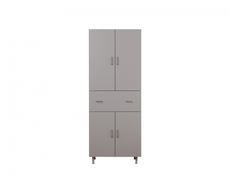 Dulap 4Usi -1S , 70x35x180 cm Alb [4]