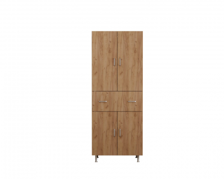 Dulap 70X35X180 cm, 4U-1S Stejar K003 [4]