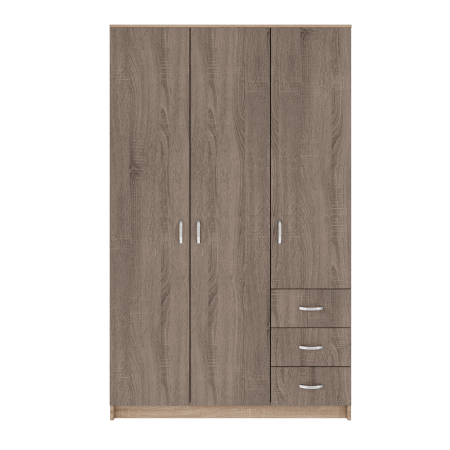Dulap Ionut, 120x50x200 cm, Sonoma/Trufe [5]