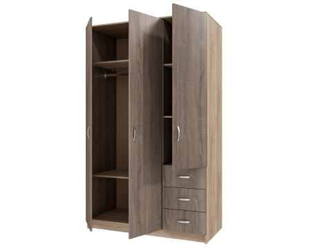 dulap dormitor 120 cm Ionut sonoma [3]