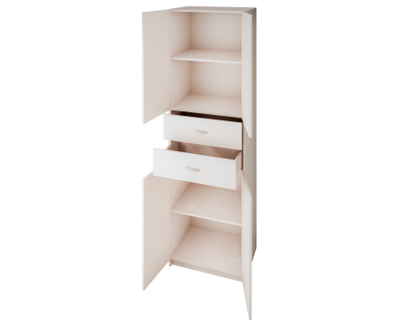 Dulap KSC-11 Ro, 60x37x196 cm, Alb [5]