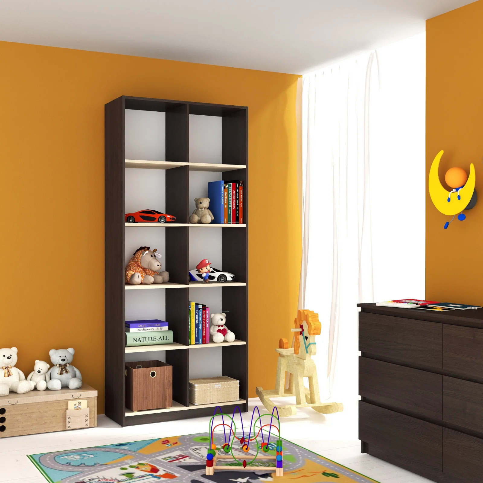 Mobila living - Dulap KSC 2 RO Wenge Mesteacan