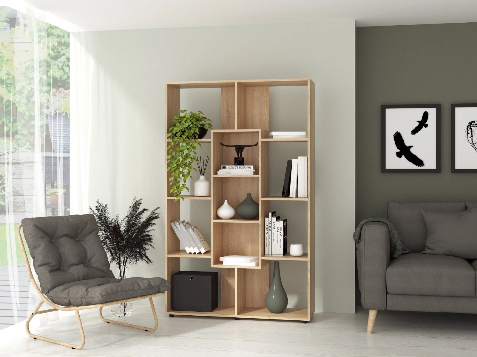 Mobila living - Dulap KSC 4 ro Sonoma