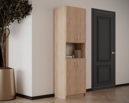 Dulap KSC-5 RO, 60x37x196 cm, Sonoma [2]