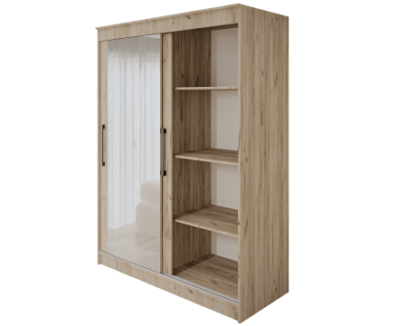 Dulap UC MP2, 150x60x200 cm, Stejar K002 [8]