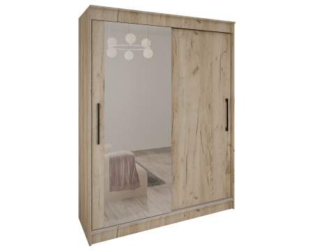 Dulap UC MP2, 150x60x200 cm, Stejar K002 [7]