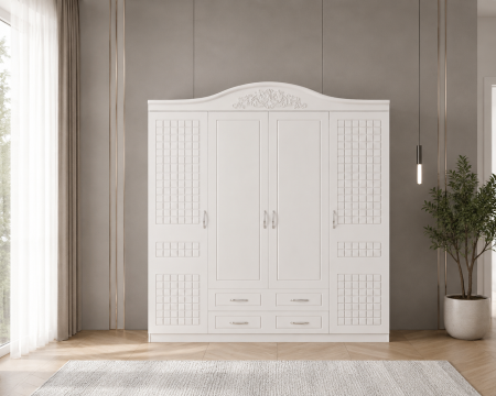 Mobila living - Dulap ZQE-012 4 Usi 200X50X200 cm