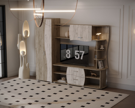 Living Kapri Ro Stejar K002+K001 225x45x192 cm [1]