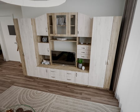 Seturi mobila living - Living Macarena, 290x51x196 cm, K002/K001