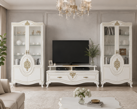 Mobila living - Living Milan Alb Mat