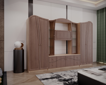 Living Nicole 320x50x208cm Sonoma+Fino Bronze [1]