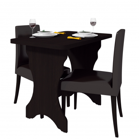 Masa Bucatarie  KC-2 Ro, 90x60x73 cm, Wenge [4]