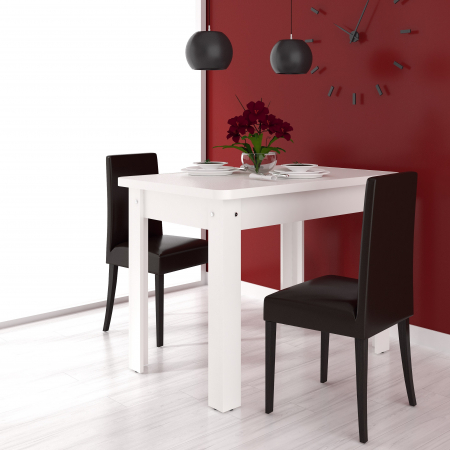 Mese - Masa Bucatarie KC-6 Ro Alb 100x67x77 cm