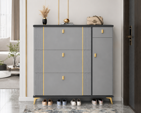 Pantofare - Pantofar 113-602 MDF Grey 100x24x118 cm