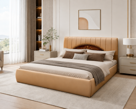 Mobilier tapitat - Pat Mijloc Tapitat Charm 5