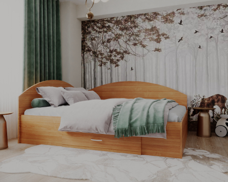 Set Pat Colt 160 + Saltea Mattres, Cires [1]