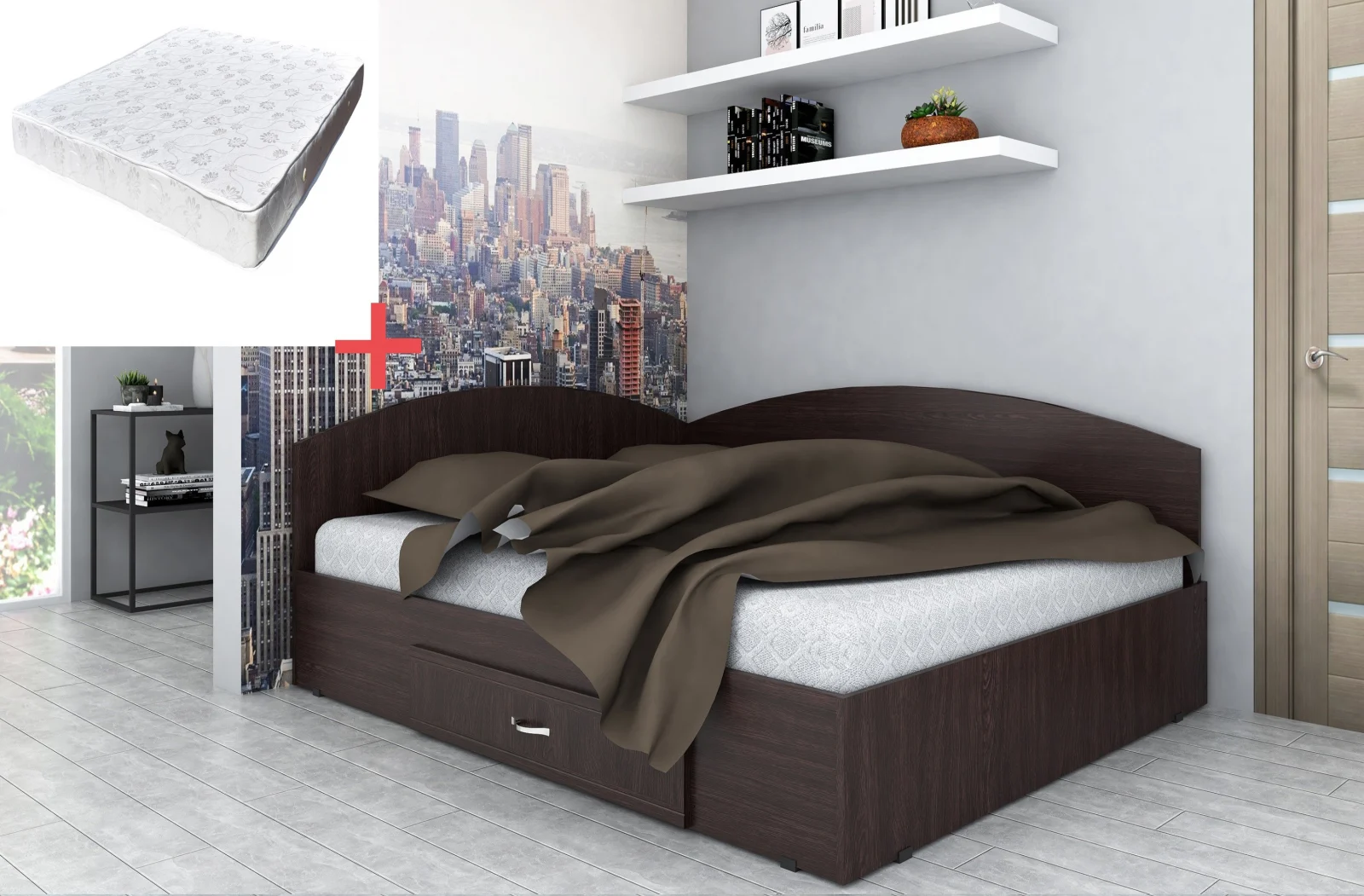 Set Pat Colt 90 + Saltea Torino, Wenge [1]