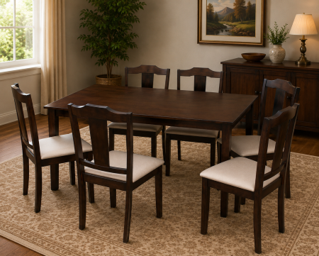 Mobila living - Set RH7008T cu 6 RH159C Antique 150x90x76 cm
