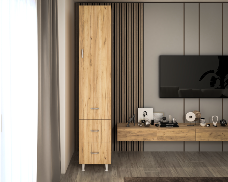 Soldat 35 1U/3S, 35x35x180 cm, stejar k003 [2]