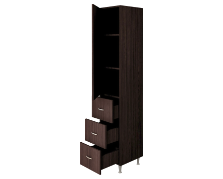 Soldat 35X35X180cm, 1U-3S Wenge [5]